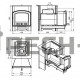 Чугунная печь для бани Везувий Легенда 16 (224) Талькохлорит