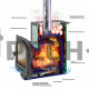 Чугунная печь для бани Везувий Легенда 22 (205) Талькохлорит