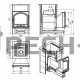Чугунная печь для бани Везувий Легенда 28 (205) Талькохлорит
