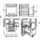 Чугунная печь для бани Везувий Легенда Ковка 22 Панорама "М"