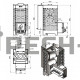 Дровяная печь для бани Aston 20 стекло "Аква"