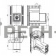 Дровяная печь для бани Везувий Скиф Стандарт 28 (ДТ-4)
