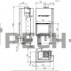 Каминная топка Hoxter ECKA 50/35/45WLh
