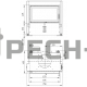 Каминная топка Hoxter HAKA 67/38 (под подключение аккумулятивных колец)