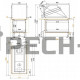 Каминная топка Brunner Panorama-Kamin 51/88/50/88