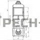 Каминная топка Hoxter HAKA 63/51T (чугунный дымосборник)