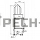 Каминная топка Hoxter ECKA 67/45/51L (стальной теплообменник)