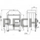 Каминная топка Hoxter HAKA 63/51 (под подключение аккумулятивных колец)