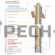 Одноходовой комплект керамического дымохода Schiedel UNI  (0,33 м) без вентиляционного канала