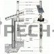 Отвод 45° Schiedel Permeter 50 (⌀ 250/350 мм)