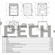 Каминная топка ABX York KI с теплообменником (6,9 кВт в воду)
