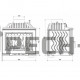 Каминная топка Kaw-Met W17 Dekor EKO 12 кВт