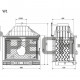 Каминная топка Kaw-Met W1