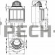 Каминная топка Nordpeis NI-25 (панорама)