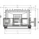 Каминная топка Palazzetti Sunny Fire 70 Front