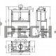 Каминная топка Palazzetti Ecomonoblocco 16:9 3D