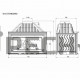 Каминная топка Kaw-Met W15 (12 кВт)