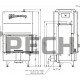 Каминная топка Romotop ANGLE R/L 2G L 66.44.44