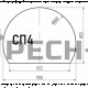 Стекло напольное LK СП4 (под печь)