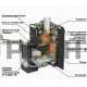 Газо-дровяная печь для бани Ермак Уралочка 12