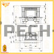 Камин Мета (облицовка Соната с топкой Рона 714Ш)