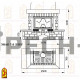 Камин Мета (облицовка Знак с топкой Промо 715П/Л)