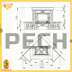 Камин Мета (облицовка Ария с топкой Селеник 700МШ)