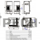 Каминокомплект ABX Wells (сиенит)