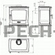 Печь-камин Dovre TAI45W