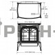Печь-камин Vermont Castings Intrepid 2 (черный)