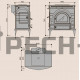 Печь-камин Vermont Castings DutchWest Large (черная)