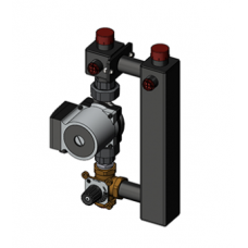 Насосный модуль Zota со смесителем под привод СП25/40 (Grundfos 130 мм+клапан)