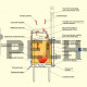 Каминная топка МЕТА METAFIRE Эльба 700Ш Аква