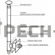 Настенный комплект дымохода Везувий Стандарт - Ø115, 5 м