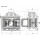 Каминная топка Kaw-Met W4 с шибером