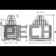 Каминная топка Invicta Panoramic Double Face 800 (Панорамик Дабл Фейс 800)