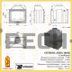 Каминная топка МЕТА EUROKAMIN ОПТИМА АКВА 700Ш