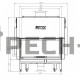 Каминная топка Hitze AL19G.H