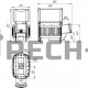 Дровяная печь для бани Теплодар Русь-Сетка 18 Л