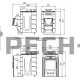 Дровяная печь для бани Термофор (TMF) Гейзер Мини 2016 Inox ДА/ДН ЗК ТО