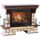 Каминокомплект RealFlame Stone New с очагом 3D Helios 26