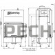 Каминная топка Romotop ANGLE R/L 2G L 66.51.44