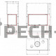 Каминная топка Astov П2С 10057