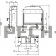 Каминная топка Hoxter HAKA 80/50S