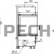 Каминная топка Hoxter ECKA 67/45/51La (c аккумулятивным комплектом)