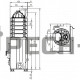 Каминная топка Hoxter ECKA 70/40/38L (c аккумулятивным комплектом)