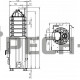 Каминная топка Hoxter ECKA 70/40/38LN (c аккумулятивным комплектом)