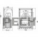 Каминная топка Invicta Grand Vision 700 lifting door (Гранд Визьон 700 контргруз)