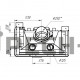 Каминная топка EcoKamin Дельта 1000R правая принтинг