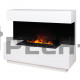 Каминокомплект RealFlame Modern белый с очагом 3D Cassette 630 Black Panel